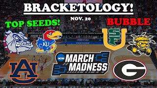 Bracketology By Dannyology Update 1 Nov 20 [upl. by Hahsia]