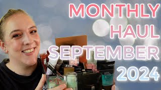 MONTHLY MAKEUP HAUL SEPTEMBER 2024  PR new in amp repurchases [upl. by Marje496]