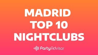 Best Party in Madrid 😱  TOP10 Nightclubs 2019🎉 [upl. by Greenwald]