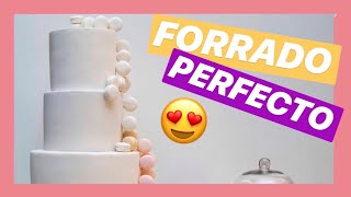 💜como Forrar Una Torta 💜fácil Y Rápido [upl. by Norraf]