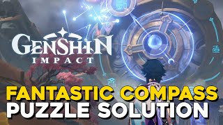 Genshin Impact End Of The Line Domain Walkthrough Fantastic Compass Puzzle Solution [upl. by Ayotel]