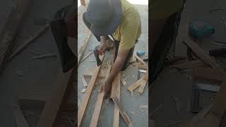 Sambungan kayu tutorial rumahminimalis diytools tukangkayu diy [upl. by Nahguav966]