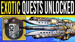 Destiny 2 ALL FINAL SHAPE EXOTIC QUESTS  Everything You Need to Get Them NOW Post Campaign [upl. by Cathlene]