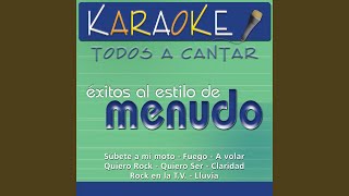 Quiero Rock Karaoke Version Originally Performed By Menudo [upl. by Acnaiv]