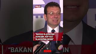 İmamoğlu Ben köfteci olamazsın demedim bakan olamazsın dedim [upl. by Ecire849]