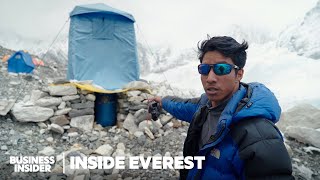 What Happens To Mount Everests Over 110000 Pounds Of Waste  Inside Everest  Business Insider [upl. by Imaj]