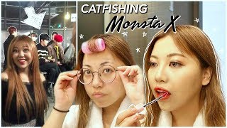 GRWM Catfish Makeup Meeting MONSTA X help [upl. by Alyl]