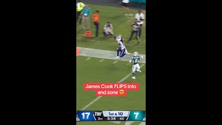 James Cook FLIPS for TD 🔥 shorts [upl. by Nic860]