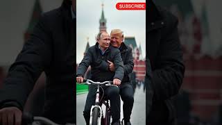 Donald Trump and Vladimir Putin on red square  ai generated video  ai world leaders ai putin [upl. by Melgar]