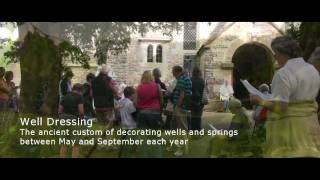 Well Dressing video  Peak District videos [upl. by Acira]