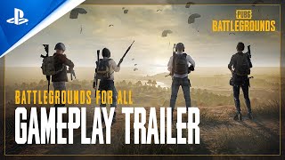 PUBG Battlegrounds  F2P Gameplay Trailer  PS5 PS4 [upl. by Acinimod]