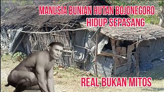 ORANG BUNIAN DI HUTAN BOJONEGORO  hidup sepasang real bukan mitos [upl. by Llednik890]