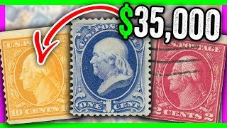 10 SUPER RARE STAMPS WORTH MONEY  EXTREMELY VALUABLE STAMPS [upl. by Akcirderf]