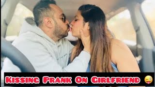 Prank Gone On Girlfriend 😂  Kiss Prank On Girlfriend ♥️  Raj The Prankster [upl. by Ellenrahs]