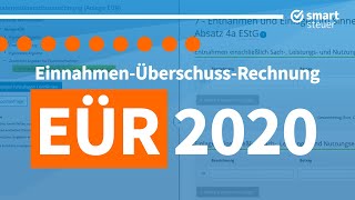 EinnahmenÜberschussRechnung 2020 Elster erstellen  EinnahmenÜberschussRechnung Kleinunternehmer [upl. by Issirk]