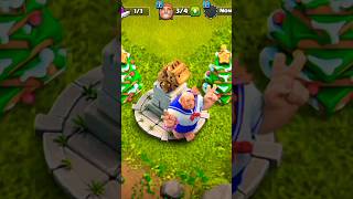 Best anime statue kawaii giant in clash of clans shorts coc clash of clans [upl. by Airual]