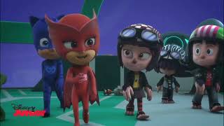 PJ Masks Power Heroes Season 1 Episode 12 Wolfy Riders Gekko Muscles In [upl. by Lertnom491]