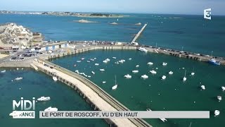 VUE DEN HAUT  Le port de Roscoff [upl. by Ehcor]