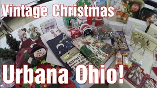 Urbana Ohio Flea Market Rare Christmas Finds [upl. by Hoem428]