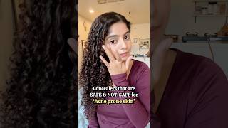 Concealers that are Acne safe amp not acne safe acnesafemakeup skincare [upl. by Anoel]