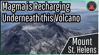 Mount St Helens Volcano Update The Magma Chamber is Recharging Increased Earthquakes [upl. by Welton]