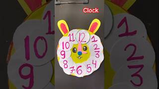 Easy Clock Craft New Creative Craft ideas clock video youtube trending shorts viralvideo [upl. by Ettener]