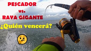 Pescador vs Raya gigante ¿Quién vencerá monsterfish sebastianinlet pesca floridafishing raya [upl. by Naenaj160]