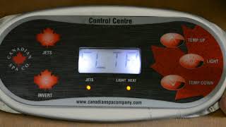 Setting Modes on Balboa TP600 Control Topside [upl. by Nolrac]