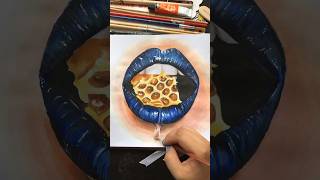 Honeycomb Painting painting artworks acrylicpainting paintingideas timelapsedrawing glovyarts [upl. by Crabb]