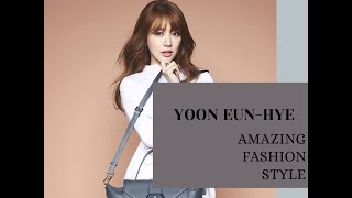 Yoon EunHye Amazing Fashion Style [upl. by Nnylhsa]