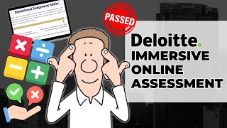 Deloitte Online Assessment How To Pass in 2024 [upl. by Colfin]