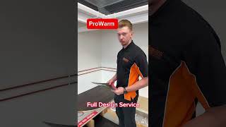 How to install underfloor heating full design service from ProWarm ￼ [upl. by Ailatan13]