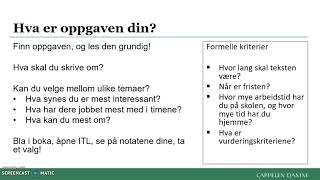 Hvordan skrive artikkel i samfunnsfag Del 1 Tema og problemstilling [upl. by Gehman358]