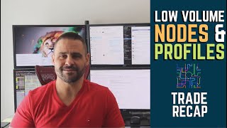 TRADE RECAP  GREAT REVERSAL TRADING USING LOW VOLUME NODES [upl. by Natty]