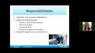 Webinar Reglamento para regular la Actividad de Control de Plagas [upl. by Dubenko]