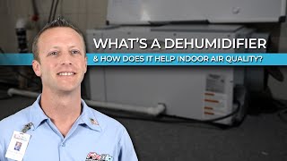 Whats a Dehumidifier And How Does It Help Indoor Air Quality [upl. by Ahserak923]