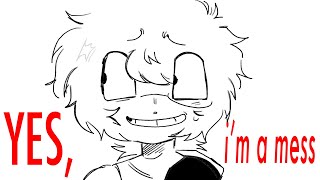 YES IM A MESS ajr animatic [upl. by Ayocat]