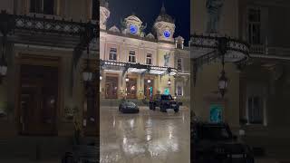 Monaco in September rain rain luxurycar monacolife supercar monaco music [upl. by Annawal]