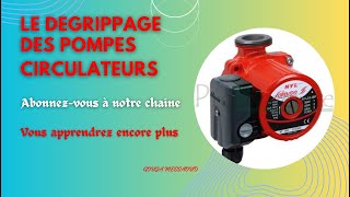 Le dégrippage  dégommage des pompes circulateurs de chauffage central [upl. by Eelasor]