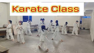 karate Karate class in my school [upl. by Savart761]