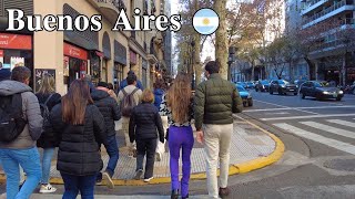 🇦🇷【4K】Buenos Aires  Argentina ✦ Walking Tour 4K [upl. by Bosson761]