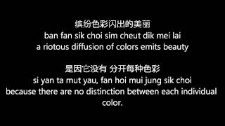 光辉岁月 Gwong Fai Seui Yuet Cantonese pinyin amp Translation [upl. by Ullund]