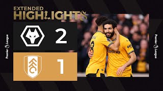 A big team performance  Wolves 21 Fulham  Extended Highlights [upl. by Cioban]