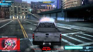 NFS Most Wanted 2012 Getting to Heat Level 6 and Escape within 8 minutes  Ford F150 SVT Raptor [upl. by Nonnaehr]