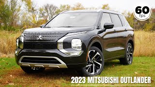 2023 Mitsubishi Outlander Review  Mitsubishis 3Row SUV [upl. by Aamsa]