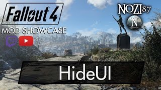 Fallout 4 Mod Showcase HideUI  Hotkey HUD Toggle by fadingsignal [upl. by Pincince]