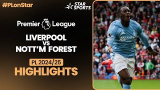 Nottingham Forest stun Liverpool at Anfield  LIVNFO PremierLeague 202425 Highlights [upl. by Paluas]