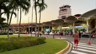 PORQUE VISITO TANTO EL AEROPUERTO INTERNACIONAL DEL CIBAO  airport vlog youtube international [upl. by Oinoitna]