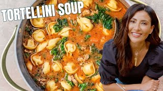 Sausage Tortellini Soup Comfort food in a bowl [upl. by Mountford]