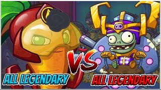 BetaCarrotina Legendary Deck vs Huge Gigantacus Legendary Deck  Plants vs Zombies Heroes [upl. by Nonnahsal313]